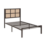 Sanibel Dark Bronze Twin Platform Bed - Ornate Home