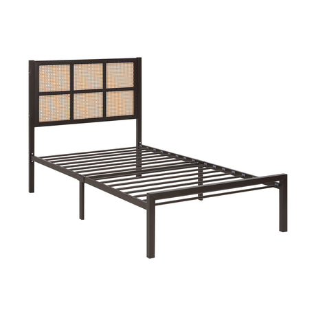 Sanibel Dark Bronze Twin Platform Bed - Ornate Home