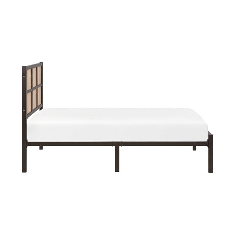 Sanibel Dark Bronze Twin Platform Bed - Ornate Home