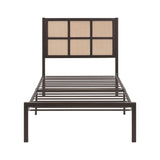 Sanibel Dark Bronze Twin Platform Bed - Ornate Home