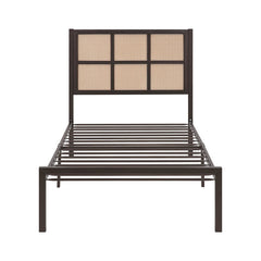 Sanibel Dark Bronze Twin Platform Bed - Ornate Home