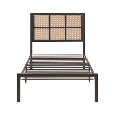 Sanibel Dark Bronze Twin Platform Bed - Ornate Home