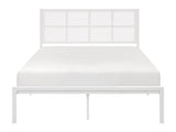 Sanibel White Eastern King Platform Bed - Ornate Home
