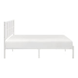 Sanibel White Eastern King Platform Bed - Ornate Home