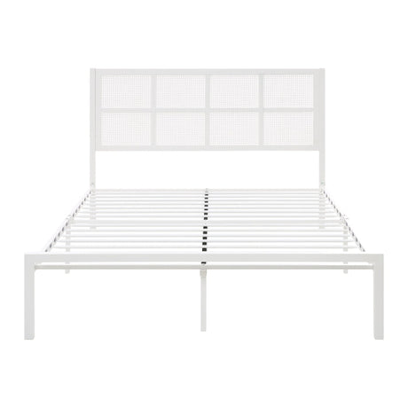 Sanibel White Eastern King Platform Bed - Ornate Home