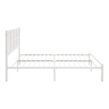 Sanibel White Eastern King Platform Bed - Ornate Home