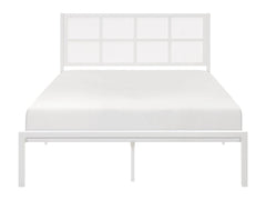 Sanibel White Queen Platform Bed - Ornate Home