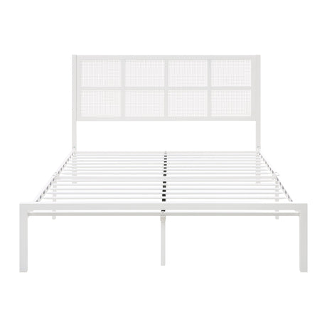 Sanibel White Queen Platform Bed - Ornate Home