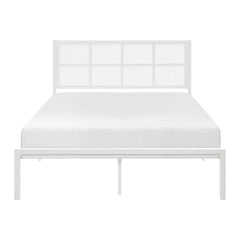 Sanibel White Queen Platform Bed - Ornate Home