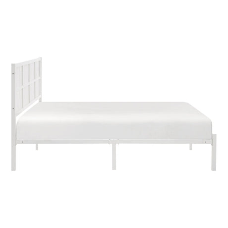 Sanibel White Queen Platform Bed - Ornate Home