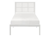 Sanibel White Twin Platform Bed - Ornate Home