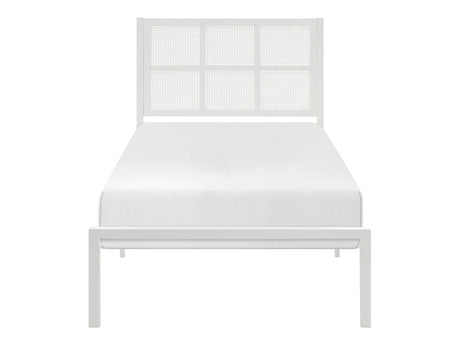 Sanibel White Twin Platform Bed - Ornate Home