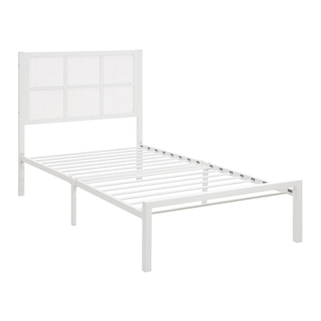 Sanibel White Twin Platform Bed - Ornate Home