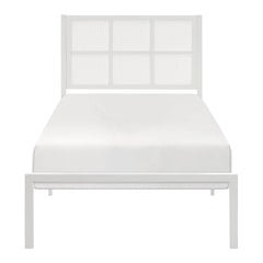 Sanibel White Twin Platform Bed - Ornate Home