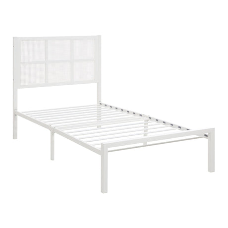 Sanibel White Twin Platform Bed - Ornate Home