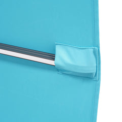 Sano Teal Square Umbrella - Ornate Home