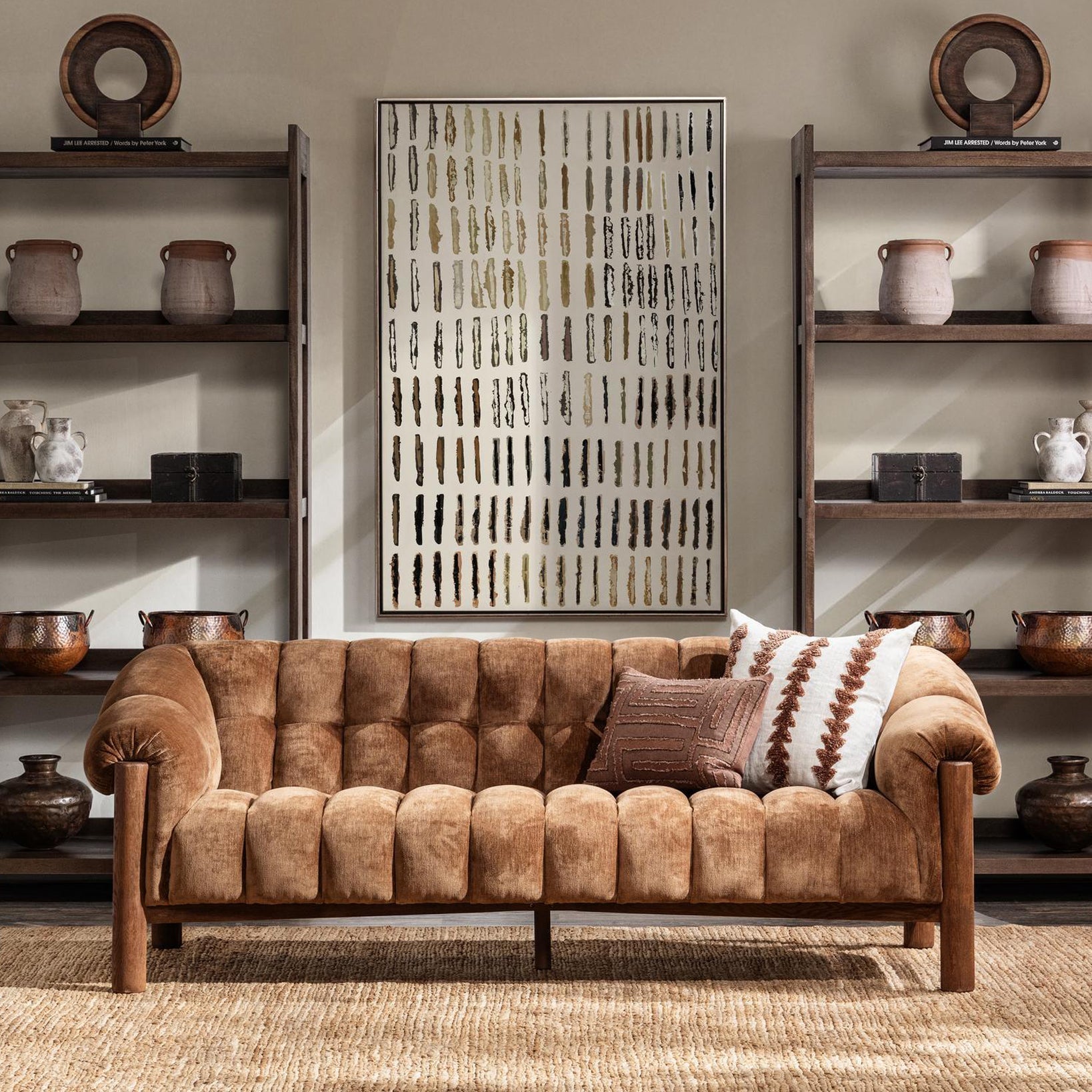 Sansa Bronze Sofa - Ornate Home