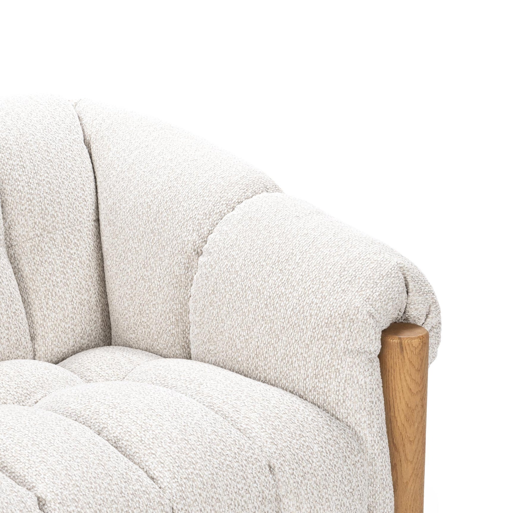 Sansa Cream Sofa - Ornate Home