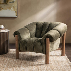 Sansa Olive Green Accent Chair - Ornate Home
