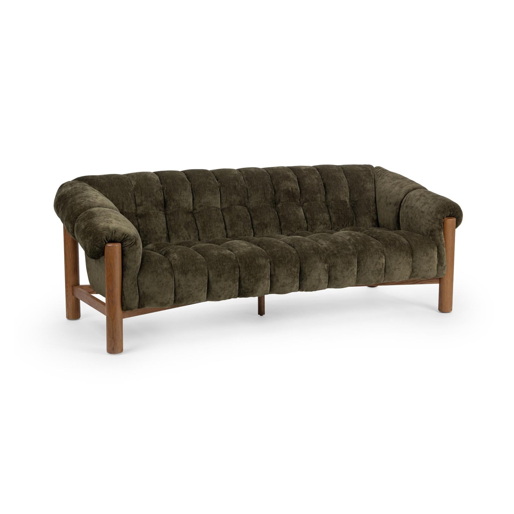 Sansa Olive Green Sofa - Ornate Home