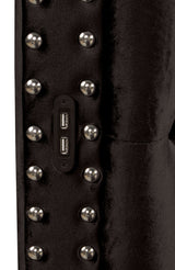 Sansom Black 4 Pc. Queen Bedroom Set - Ornate Home