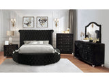 Sansom Black 5 Pc. Queen Bedroom Set w/ 2NS - Ornate Home