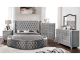 Sansom Gray 4 Pc. Queen Bedroom Set - Ornate Home