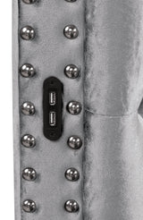 Sansom Gray 4 Pc. Queen Bedroom Set - Ornate Home