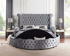 Sansom Gray 4 Pc. Queen Bedroom Set - Ornate Home