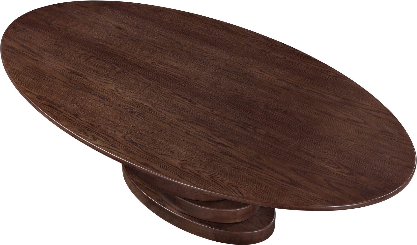 Santa Barbara Brown 90" Ash Veneer Dining Table - Ornate Home