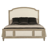 Santa Barbara Sandstone//Beige Panel King Bed - Ornate Home