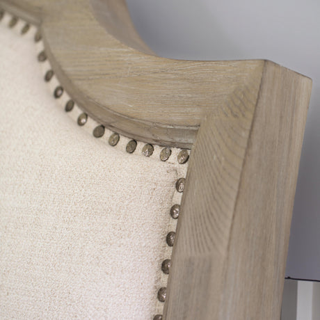 Santa Barbara Sandstone//Beige Panel King Bed - Ornate Home