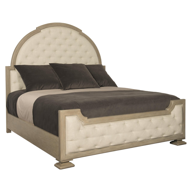 Santa Barbara Sandstone King Panel Bed - Ornate Home