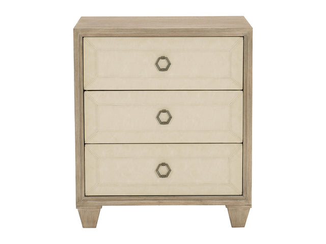 Santa Barbara Sandstone Nightstand (26" W) - Ornate Home