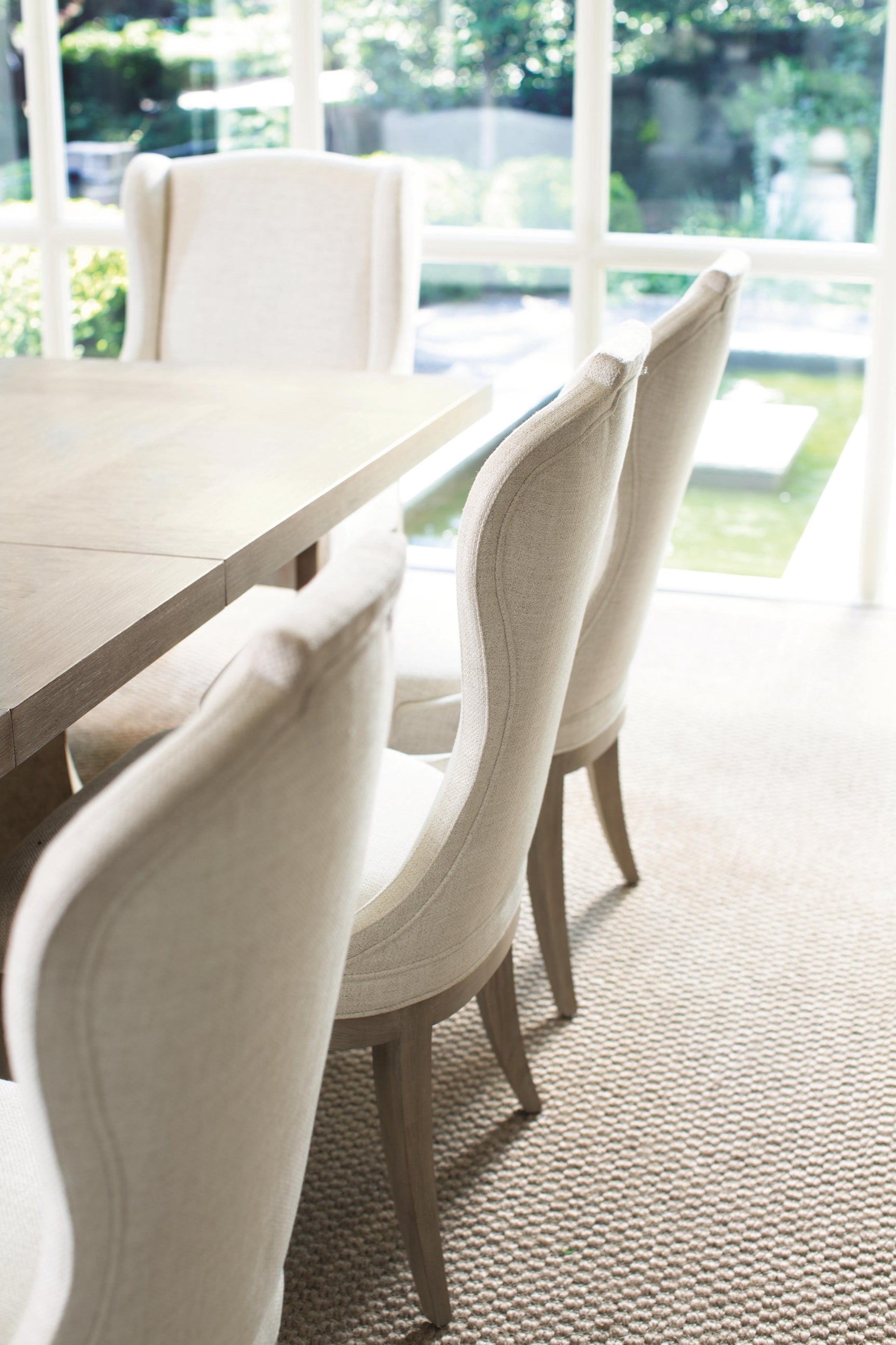 Santa Barbara Sandstone/Textured Cameo Rectangular Dining Table - Ornate Home