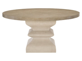 Santa Barbara Sandstone/Textured Cameo Round Dining Table - Ornate Home