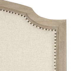 Santa Barbara Vintage Nickel King Panel Bed - Ornate Home