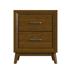 Santa Barbara Walnut 2-Drawer Cabinet - Ornate Home