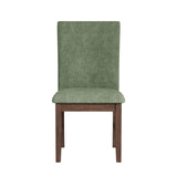 Santa Barbara Walnut/Avocado Dining Side Chair (Set of 2) - Ornate Home