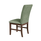 Santa Barbara Walnut/Avocado Dining Side Chair (Set of 2) - Ornate Home