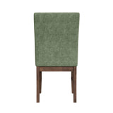 Santa Barbara Walnut/Avocado Dining Side Chair (Set of 2) - Ornate Home