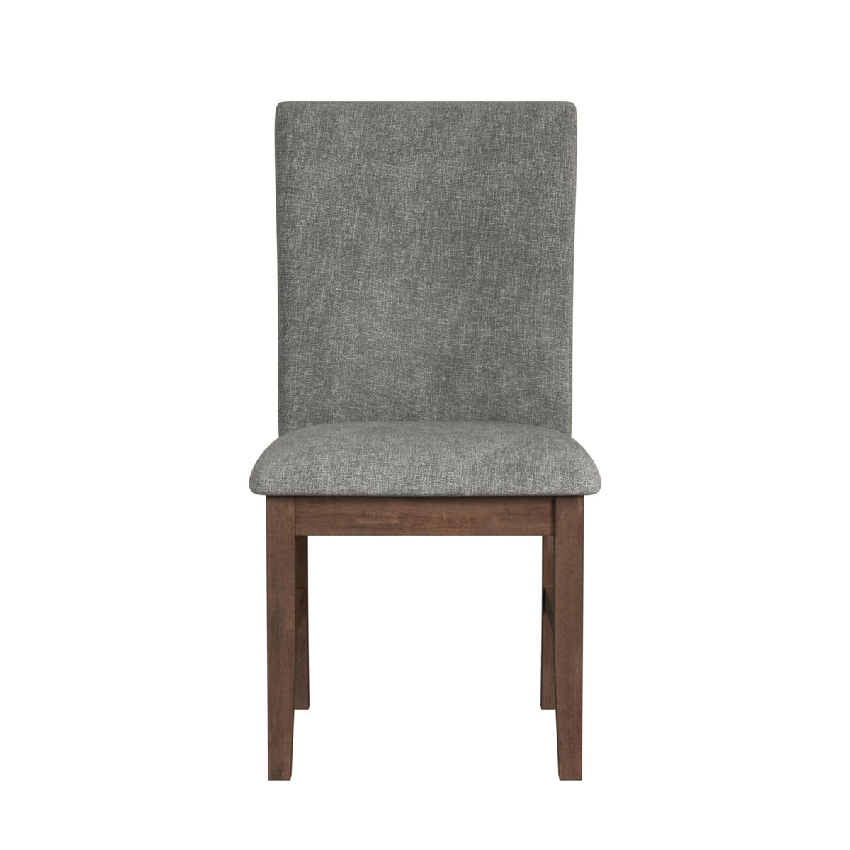 Santa Barbara Walnut/Dark Grey Dining Side Chair (Set of 2) - Ornate Home