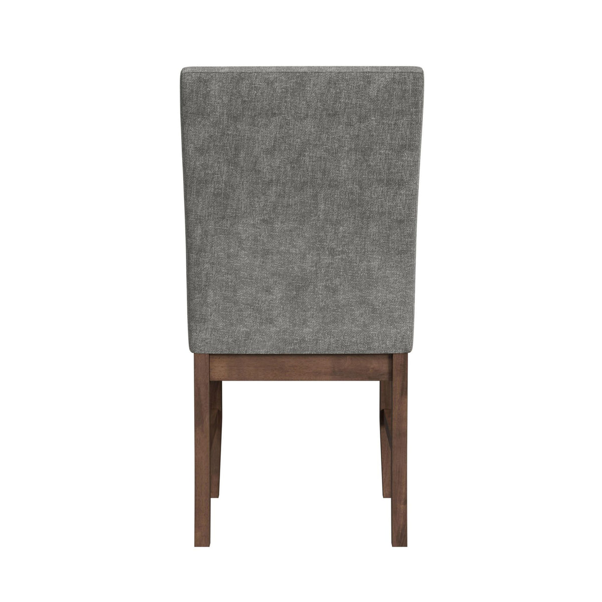 Santa Barbara Walnut/Dark Grey Dining Side Chair (Set of 2) - Ornate Home