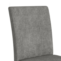 Santa Barbara Walnut/Dark Grey Dining Side Chair (Set of 2) - Ornate Home