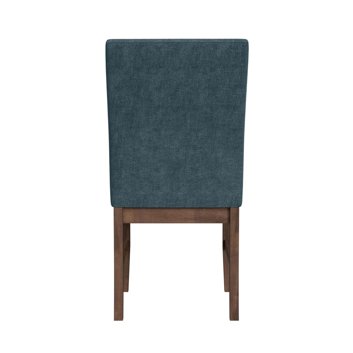 Santa Barbara Walnut/Denim Blue Dining Side Chair (Set of 2) - Ornate Home