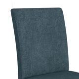 Santa Barbara Walnut/Denim Blue Dining Side Chair (Set of 2) - Ornate Home