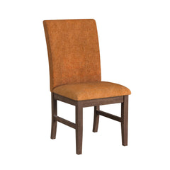 Santa Barbara Walnut/Orange 7-Piece Standard Height Dining Set - Ornate Home