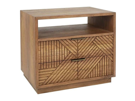 Santa Clara Caramel Brown Nightstand - Ornate Home