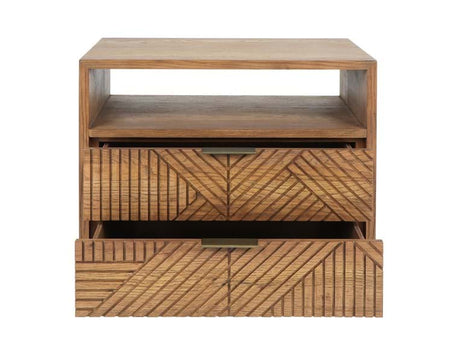 Santa Clara Caramel Brown Nightstand - Ornate Home