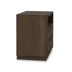Santa Clara Toasted Brown 2 Drawer Nightstand - Ornate Home
